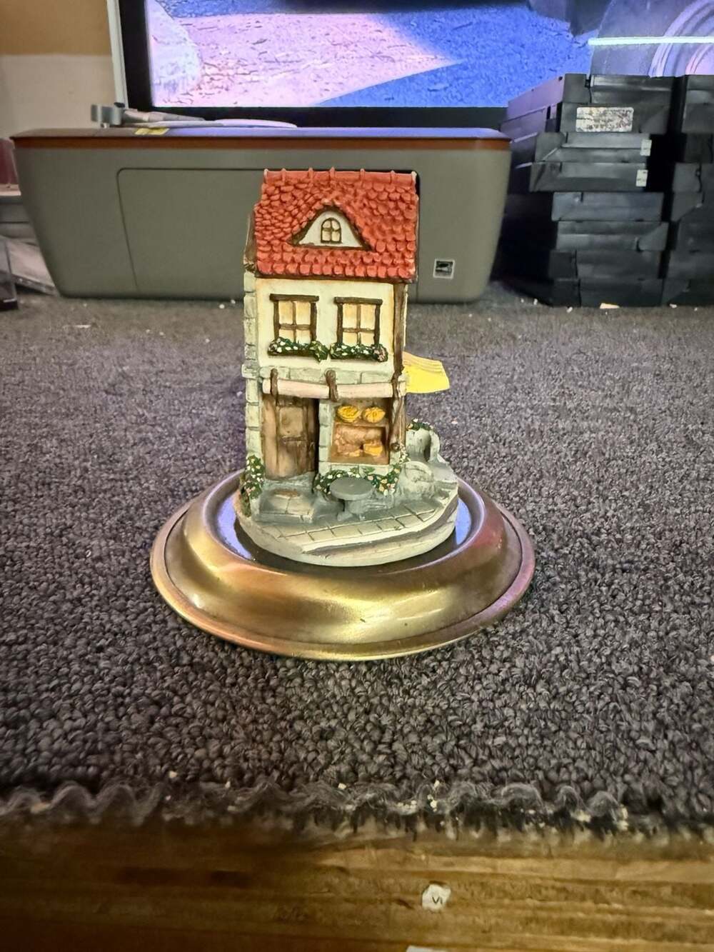 Goebel Olszewski Miniatures Bavarian Bakery 988-D Day Collection Village Figurin